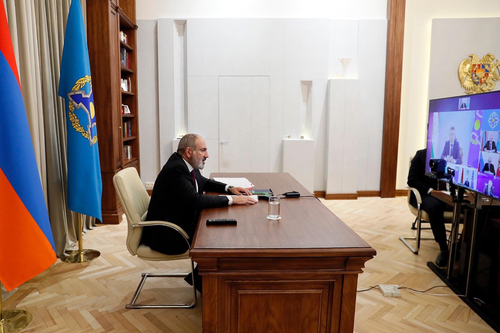 Նիկոլ Փաշինյանի նախագահությամբ տեղի է ունեցել ՀԱՊԿ Հավաքական անվտանգության խորհրդի արտահերթ նիստ
