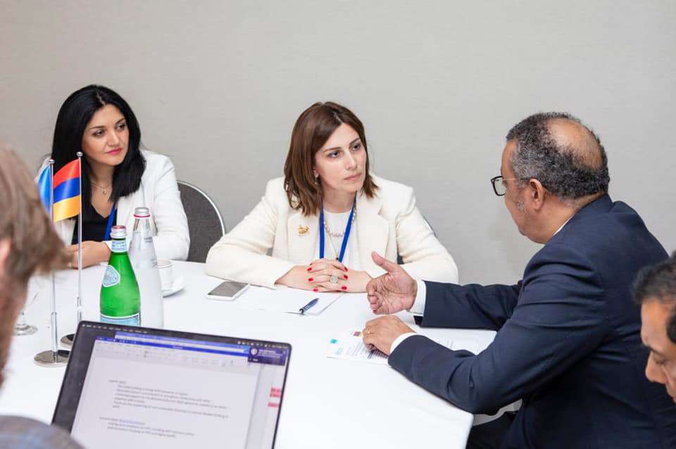Անահիտ Ավանեսյանը Իսրայելում հանդիպել է ԱՀԿ գլխավոր տնօրենի հետ