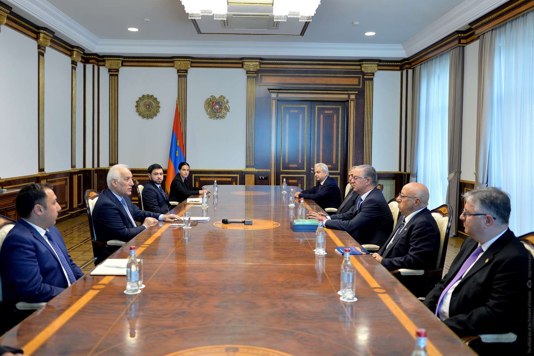 Նախագահն ընդունել է ՍԴՀԿ կենտրոնական վարչության անդամներին