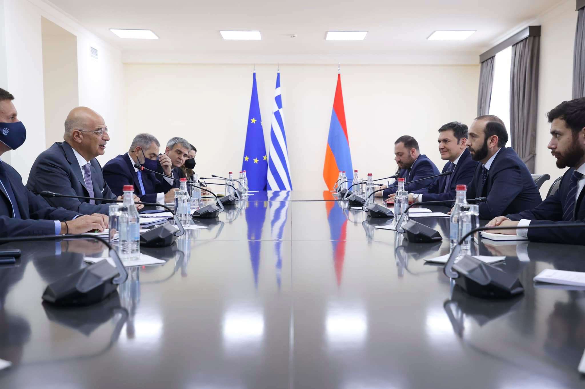 Տեղի է ունեցել Հայաստանի և Հունաստանի ԱԳ նախարարների ընդլայնված կազմով հանդիպումը