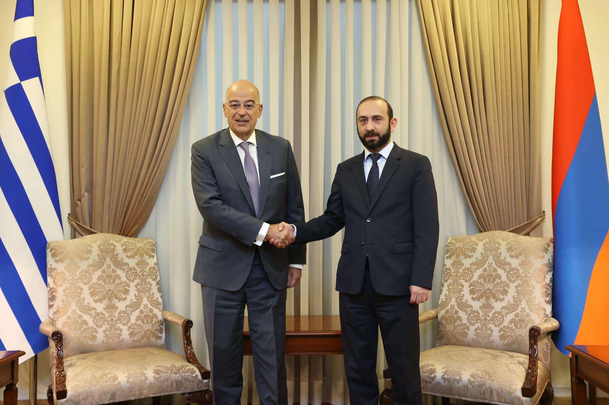 Հայաստանի և Հունաստանի ԱԳ նախարարների մամուլի համար հայտարարությունները