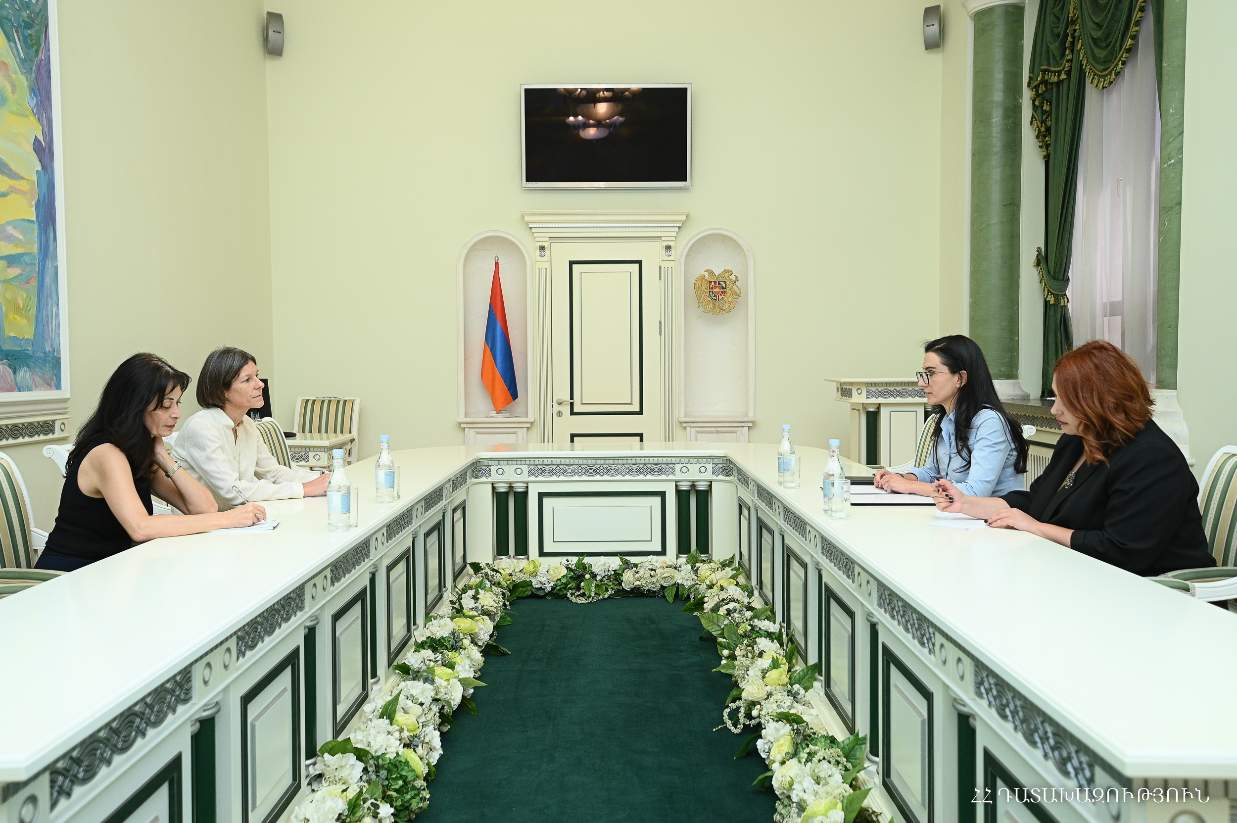 Գլխավոր դատախազն ընդունել է Եվրոպայի խորհրդի երևանյան գրասենյակի ղեկավարին