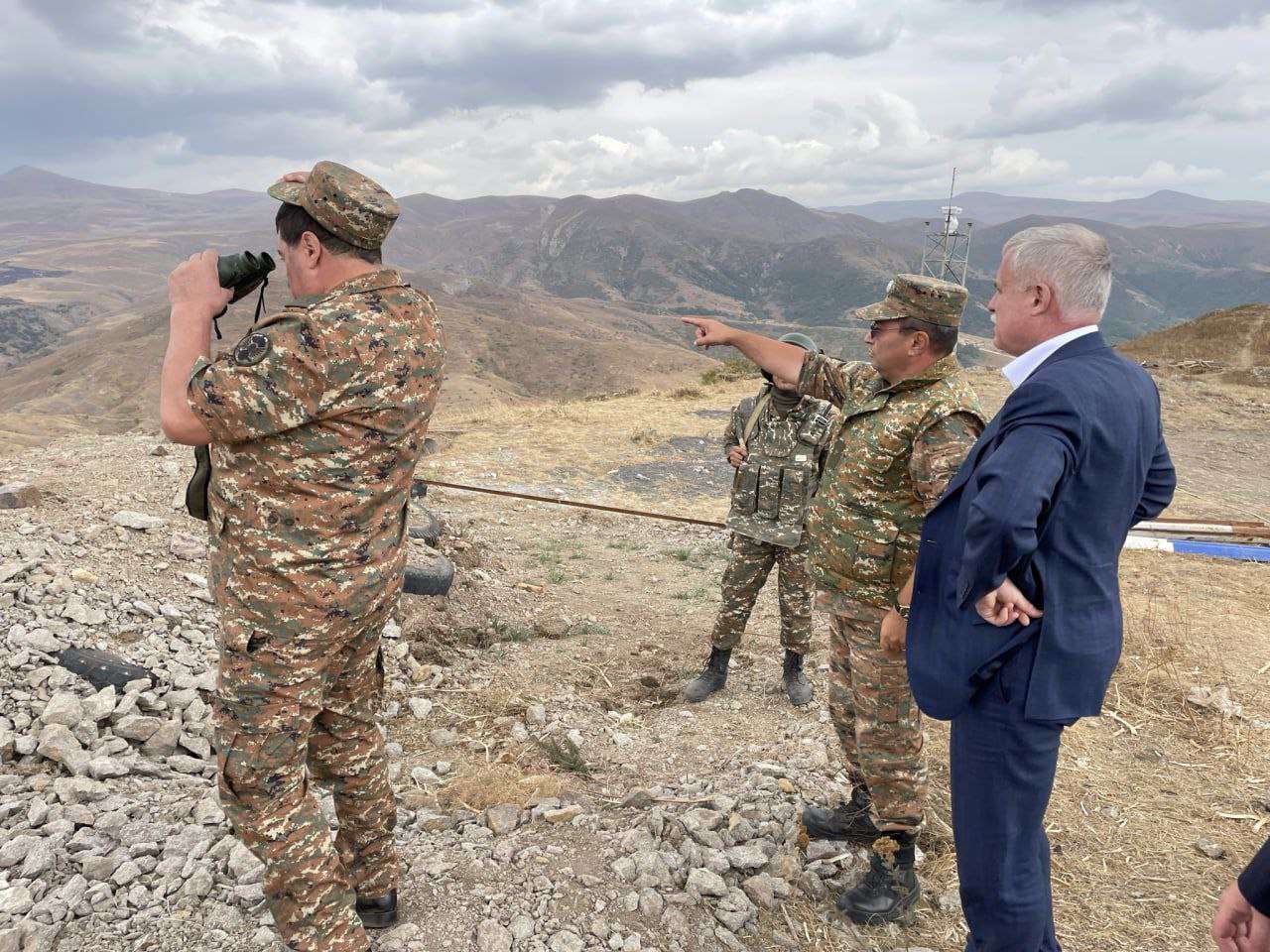 Ստանիսլավ Զասն այցելել է Վայոց Ձորի սահմանամերձ շրջան