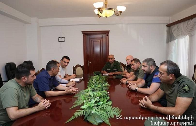 ԱԻ նախարարը Սյունիքի մարզում է