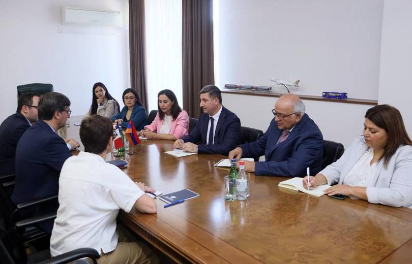 Գ․ Սանոսյանն ընդունել է Օվերնյ-Ռոն-Ալպ շրջանային խորհրդի փոխնախագահին