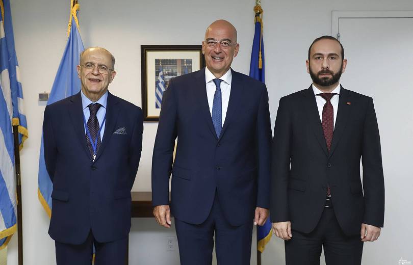 Տեղի է ունեցել Ա․ Միրզոյանի, Կիպրոսի ԱԳ նախարարի և Հունաստանի ԱԳ նախարարի հանդիպումը