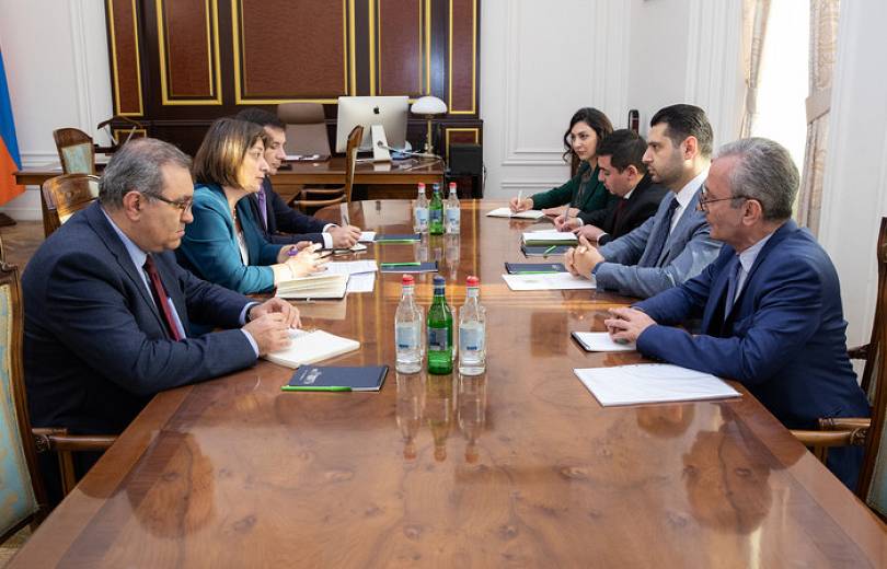 Հ․Մաթևոսյանն ընդունել է ՄԱԶԾ հայաստանյան գրասենյակի մշտական ներկայացուցիչ Ն․ Նացվլիշվիլիին