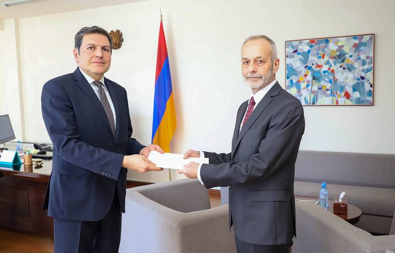 ՀՀ ԱԳ նախարարի տեղակալն ընդունել է ՀՀ-ում Սլովակիայի նորանշանակ դեսպանին