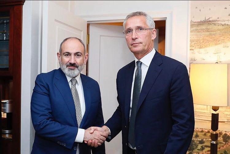 Ն․ Փաշինյանը հանդիպել է ՆԱՏՕ-ի գլխավոր քարտուղար Յ․ Ստոլտենբերգի հետ