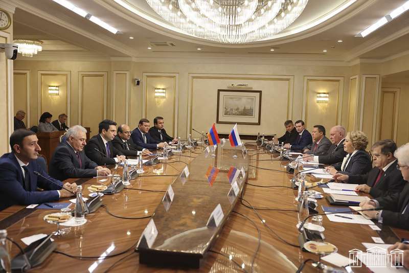 Ա Սիմոնյանին հյուրընկալել է ՌԴ ԴԺ Դաշնության խորհրդի նախագահ Վ․ Մատվիենկոն