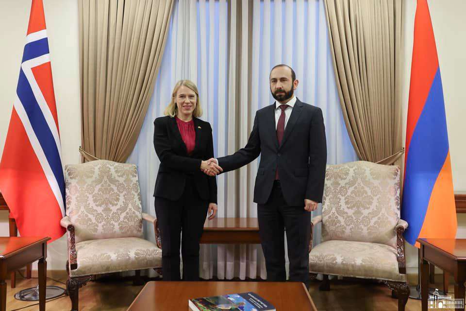 Տեղի է ունեցել Հայաստանի և Նորվեգիայի ԱԳ նախարարների առանձնազրույցը
