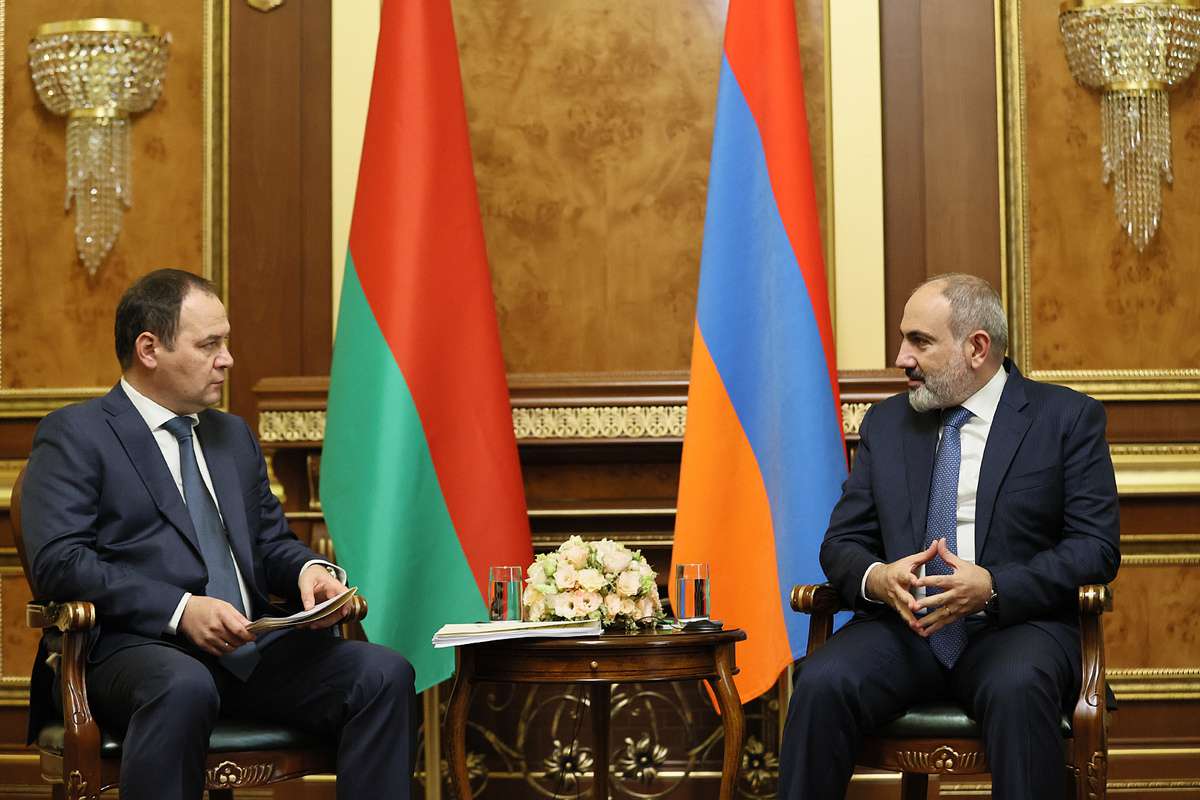 Ն․ Փաշինյանը հանդիպել է Բելառուսի վարչապետի հետ