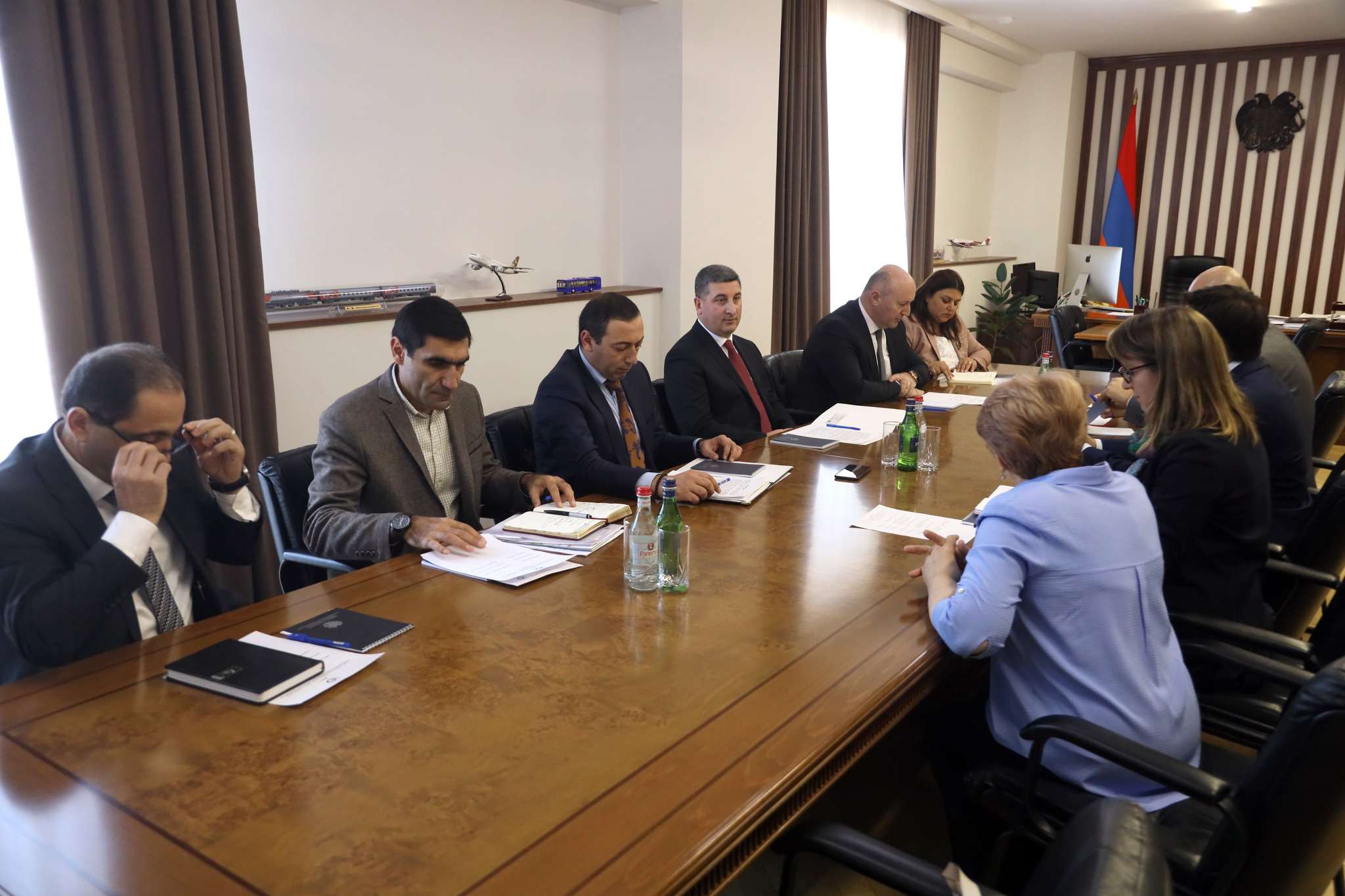 Սանոսյանն ընդունել է Կայունացման և զարգացման եվրասիական հիմնադրամի ներդրումային վարկերի խմբի անդամներին