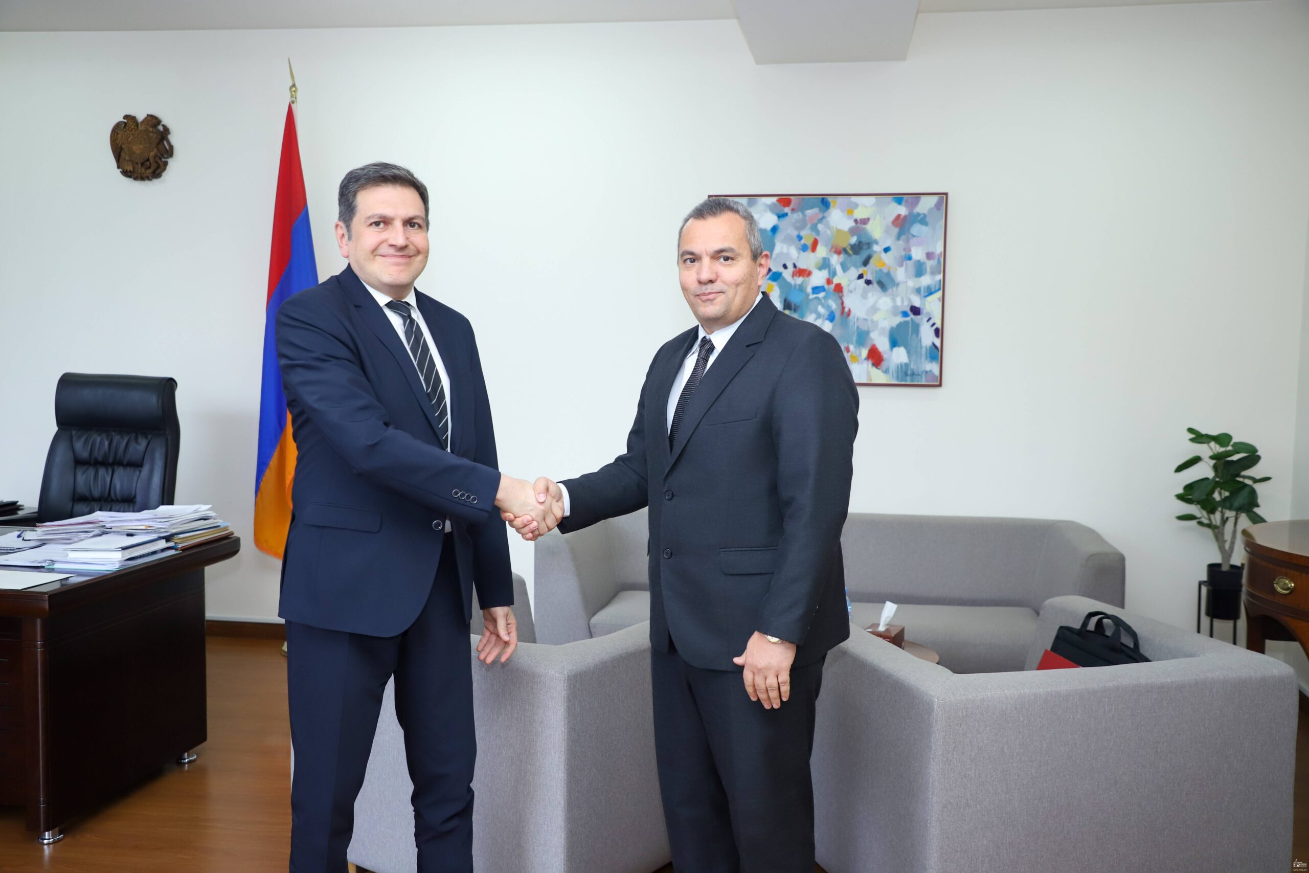ՀՀ ԱԳ փոխնախարարն  ընդունել է Հյուսիսային Մակեդոնիայի դեսպանին