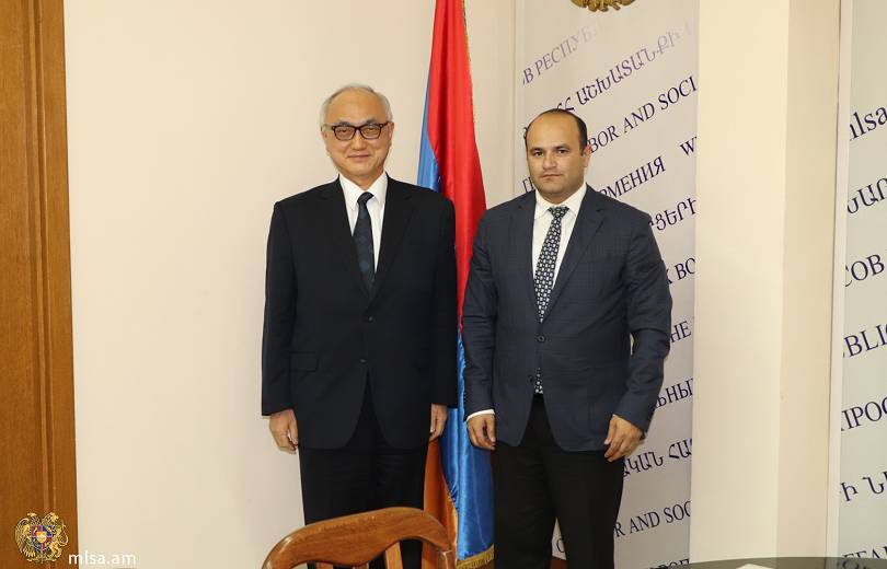 Ն․ Մկրտչյանն ընդունել է ՀՀ-ում Ճապոնիայի դեսպան Մ․ Ֆուկուշիմային