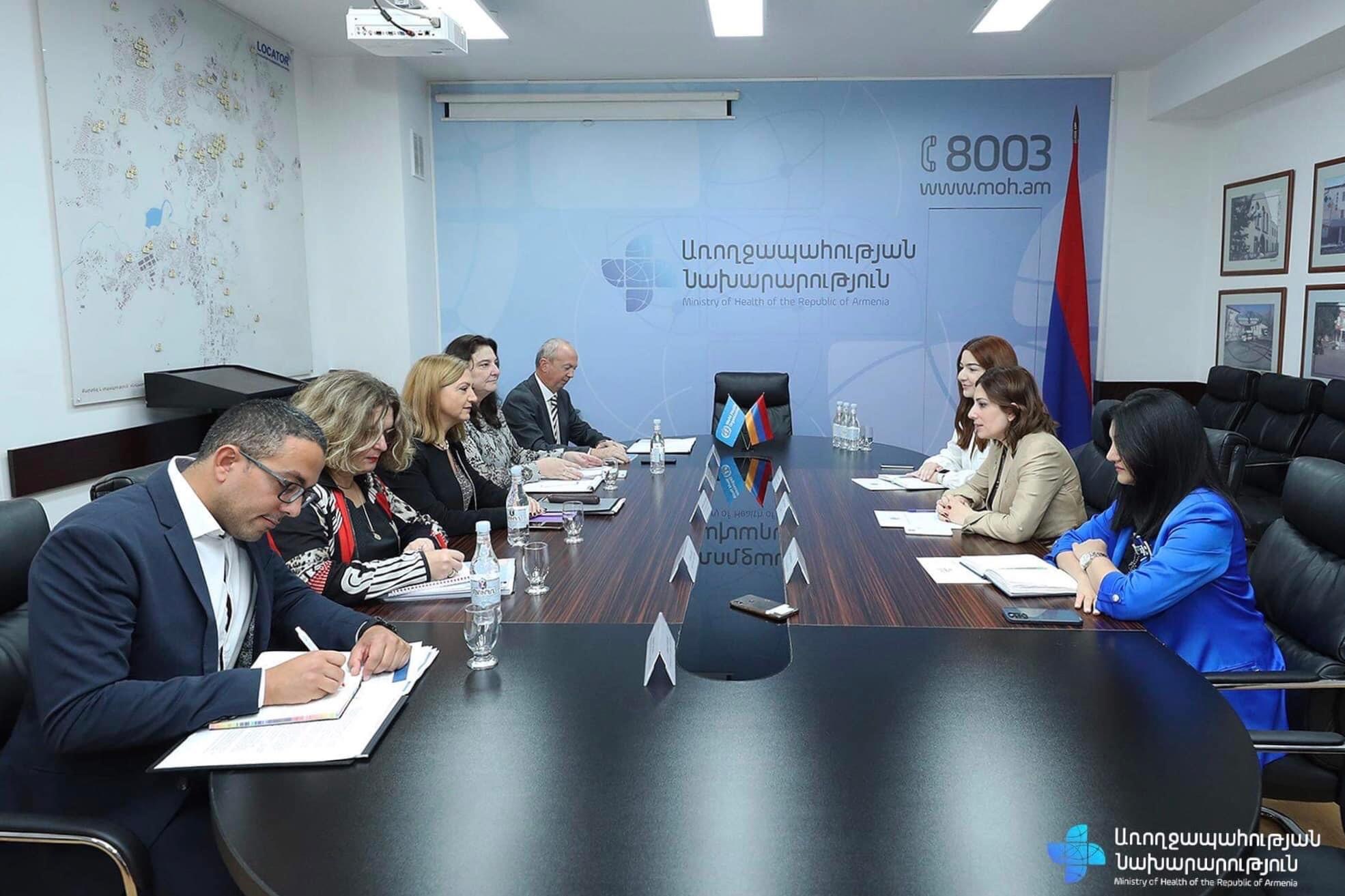 Անահիտ Ավանեսյանը հյուրընկալել  ԱՀԿ-ի պատվիրակությանը