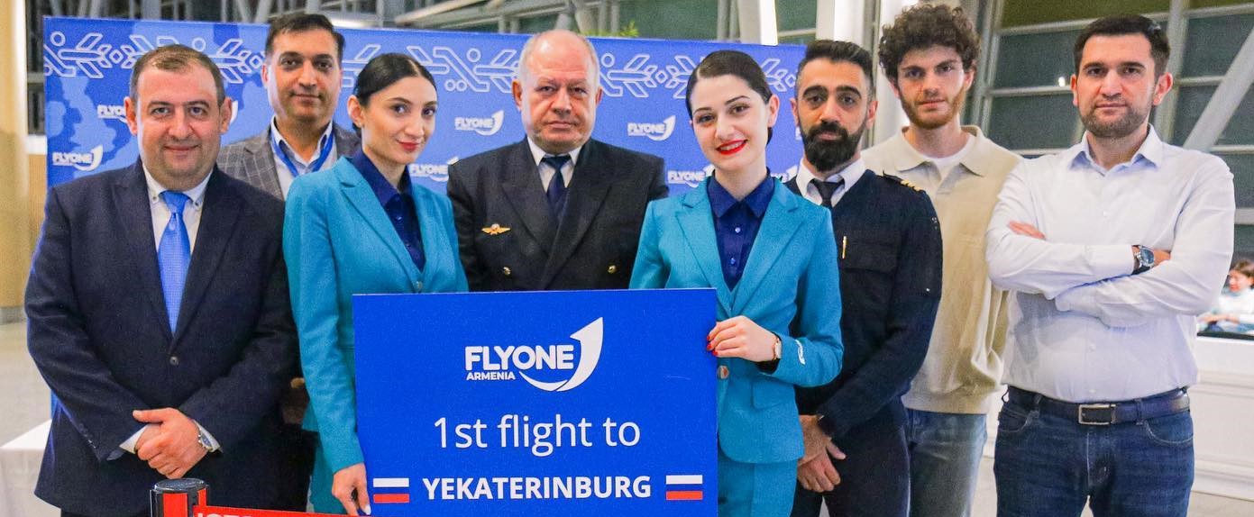 FLYONE ARMENIA-ն մեկնարկեց դեպի Եկատերինբուրգ ուղիղ չվերթները