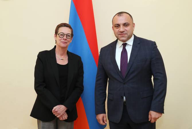 ՀՀ Սահմանադրական դատարանի նախագահն ընդունել է Ֆրանսիայի դեսպանին