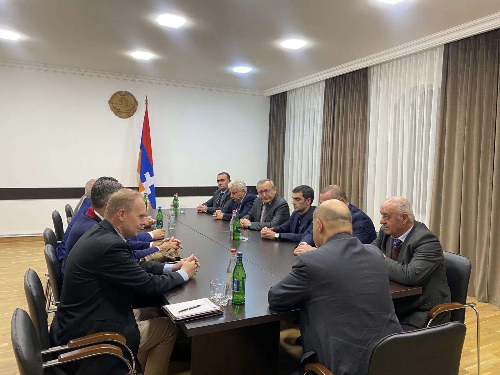 ԱՀ ԱԺ նախագահն ընդունել է ԵԽ պատգամավորներին