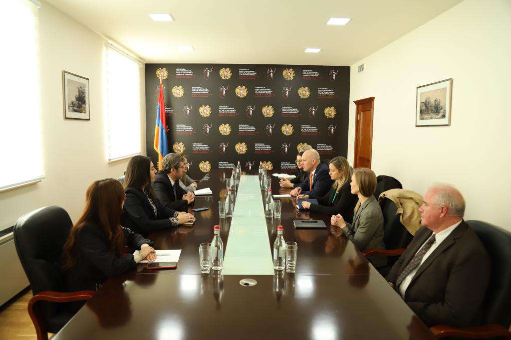 Մինասյանն ընդունել է ԱՄՆ Պետքարտուղարության INL Եվրոպայի և Ասիայի ծրագրերի տնօրենին