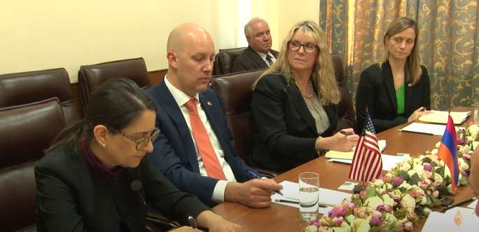 Ֆիդանյանն ընդունել է ԱՄՆ Պետքարտուղարության INL Եվրոպայի և Ասիայի ծրագրերի տնօրենին