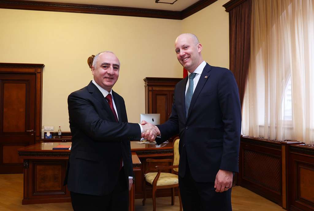Ս․ Խաչատրյանն ընդունել է ԱՄՆ Պետքարտուղարության INL Եվրոպայի և Ասիայի ծրագրերի տնօրենին 