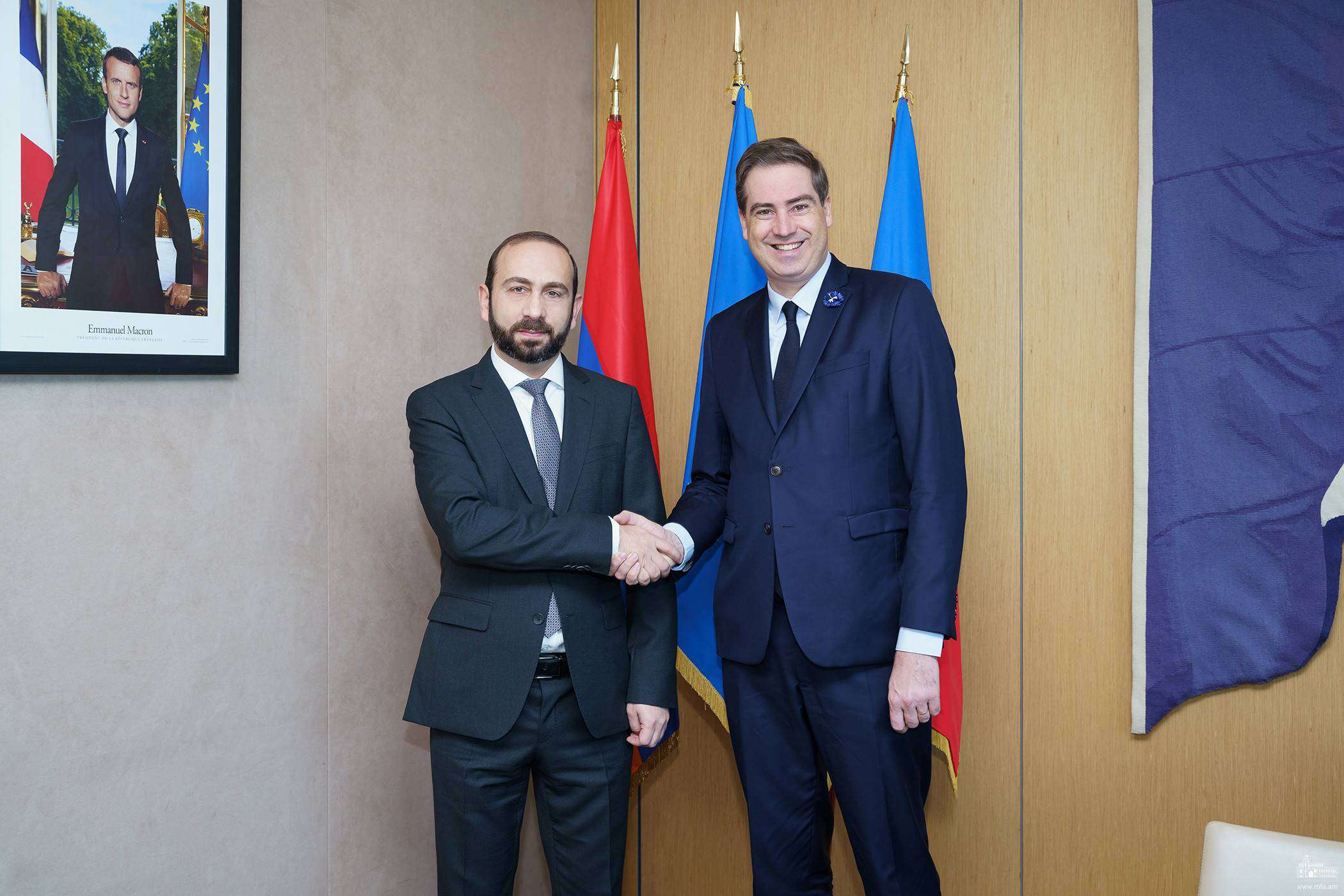 Միրզոյանը հանդիպել է Ֆրանսիայի արտաքին առևտրի, տնտեսական գրավչության նախարարի հետ