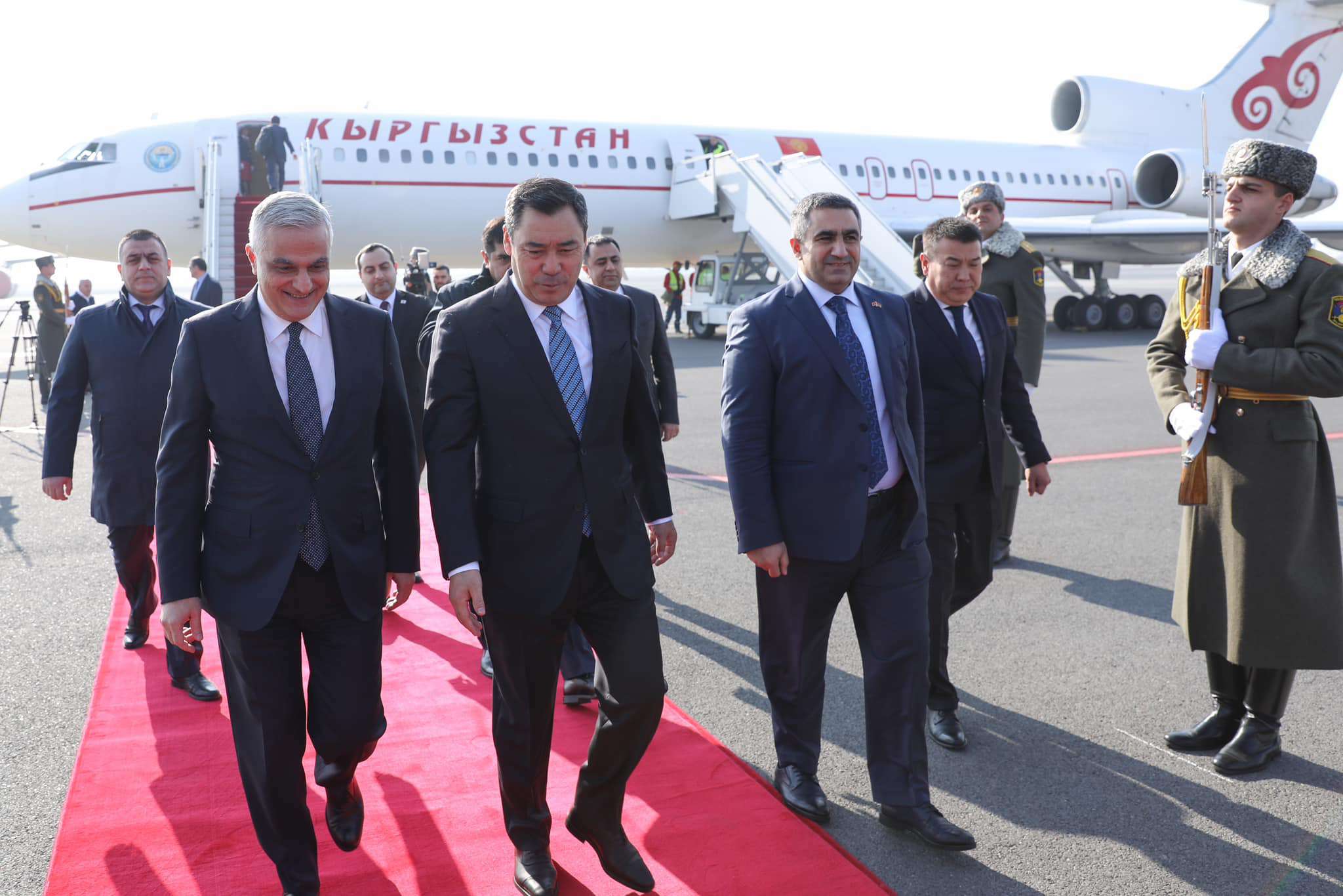 Ղրղզստանի նախագահը ժամանել է Երևան