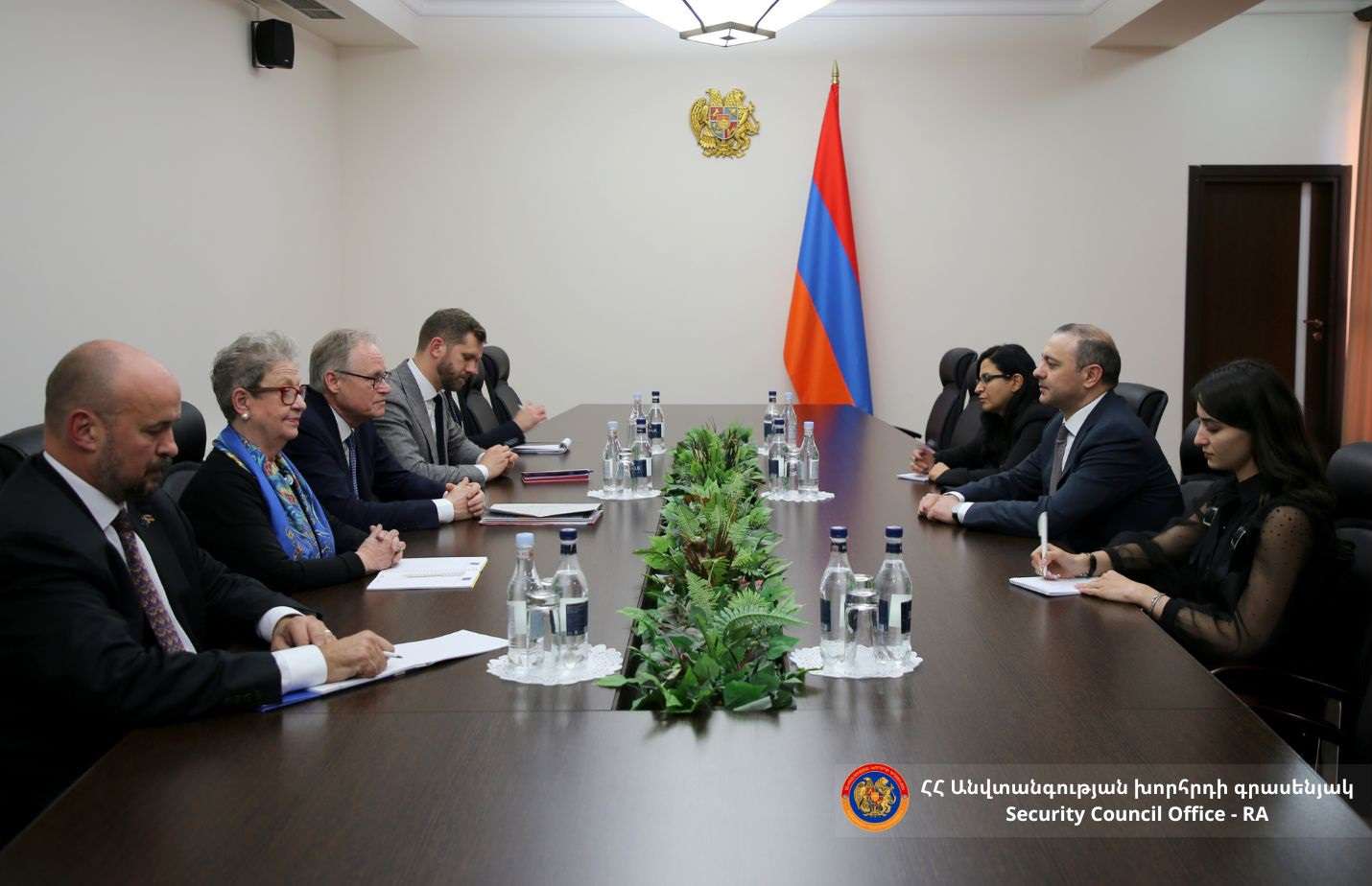 Ա․ Գրիգորյանն ընդունել է Մ․ Զիբերտի գլխավորած պատվիրակությանը