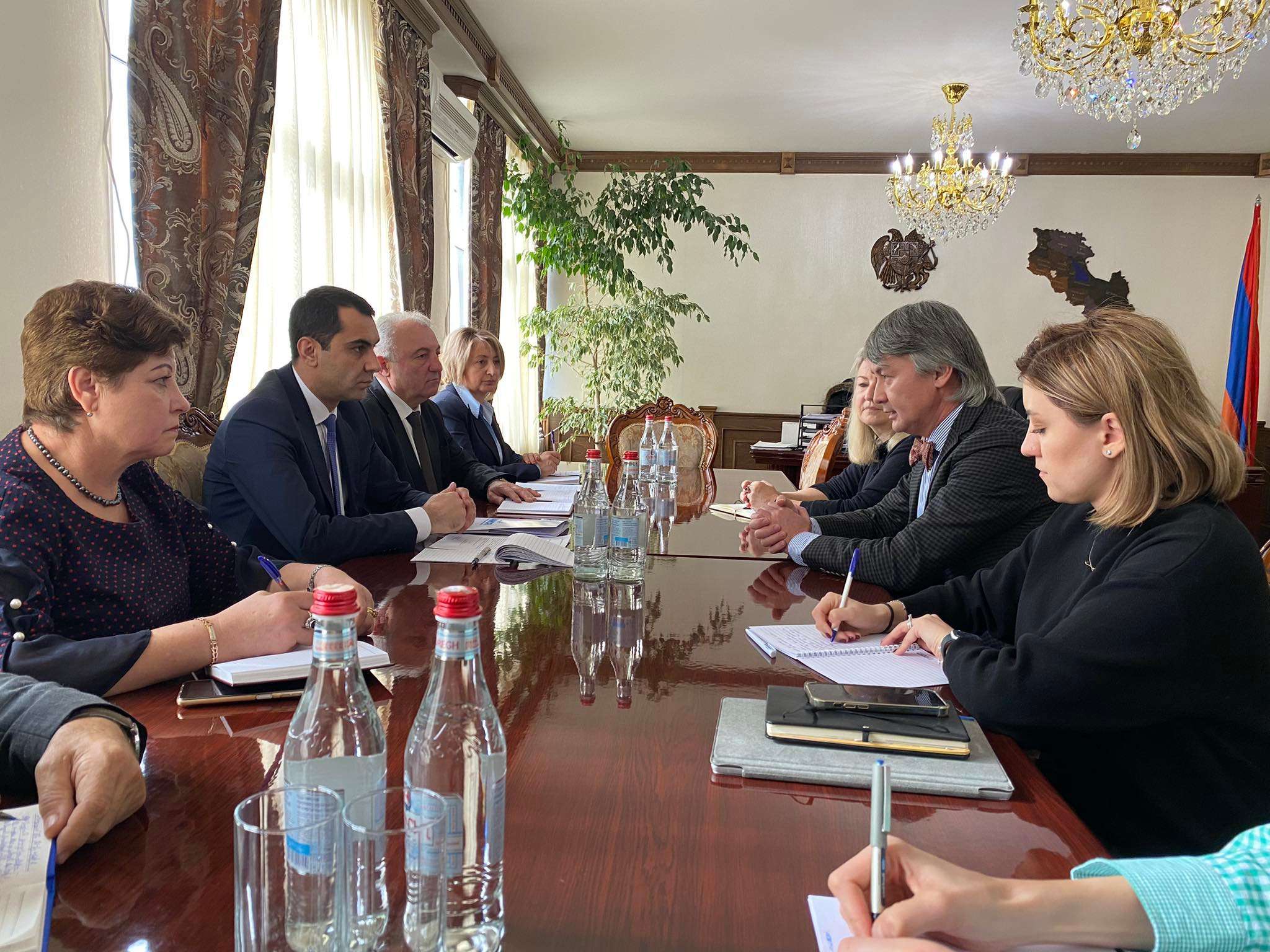 Գեղարքունիքի մարզպետն ընդունել է ՀՀ-ում ՄԱԿ-ի ՓԳՀ ներկայացուցչի գլխավորած պատվիրակությանը