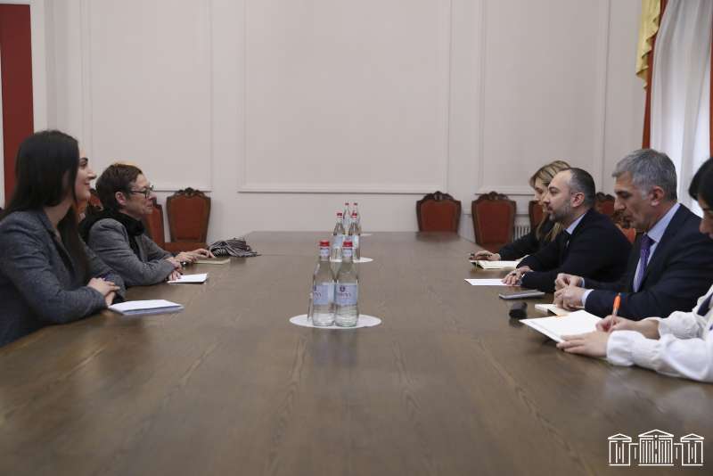 Աղաջանյանը հանդիպել է ՀՀ-ում Ֆրանսիայի դեսպանի հետ