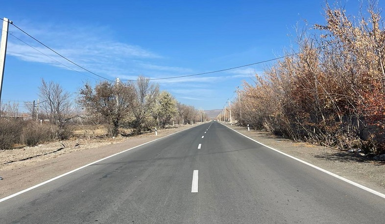 Ավարտվել է Գյումրի-Հացիկ-Կարմրաքար ավտոճանապարհի մի հատվածի հիմնանորոգումը