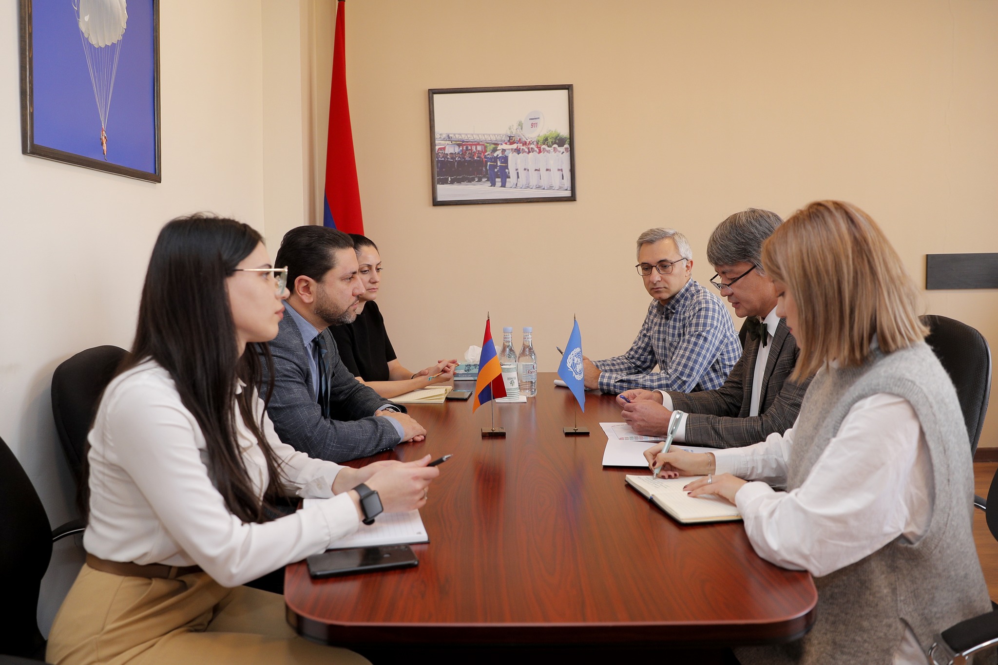 ԱԻ փոխնախարարը հանդիպել է ՄԱԿ–ի ներկայացուցչի հետ