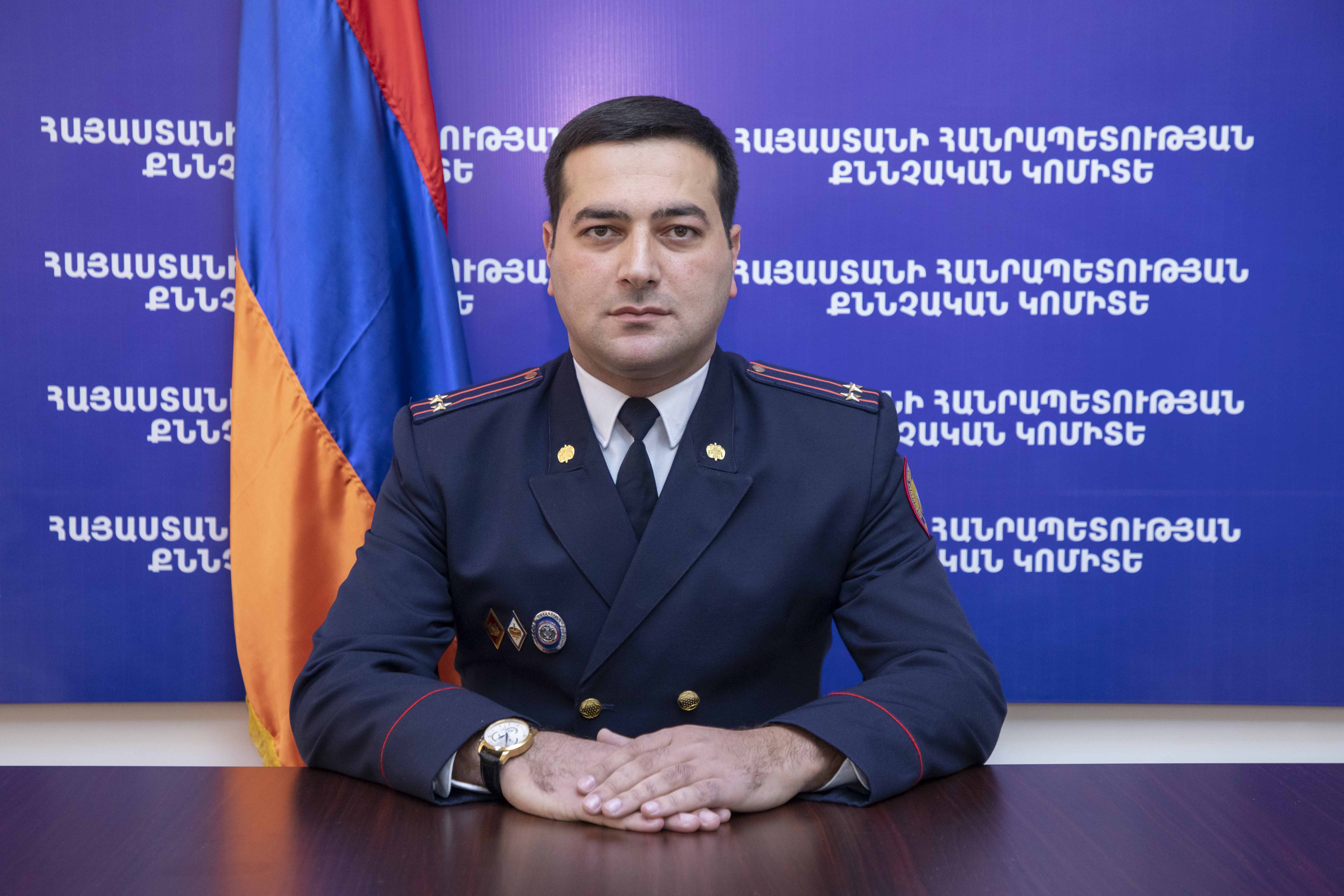 Նշանակվել է ՀՀ ՔԿ զինվորական քննչական գլխավոր վարչության ութերորդ կայազորային քննչական բաժնի պետ