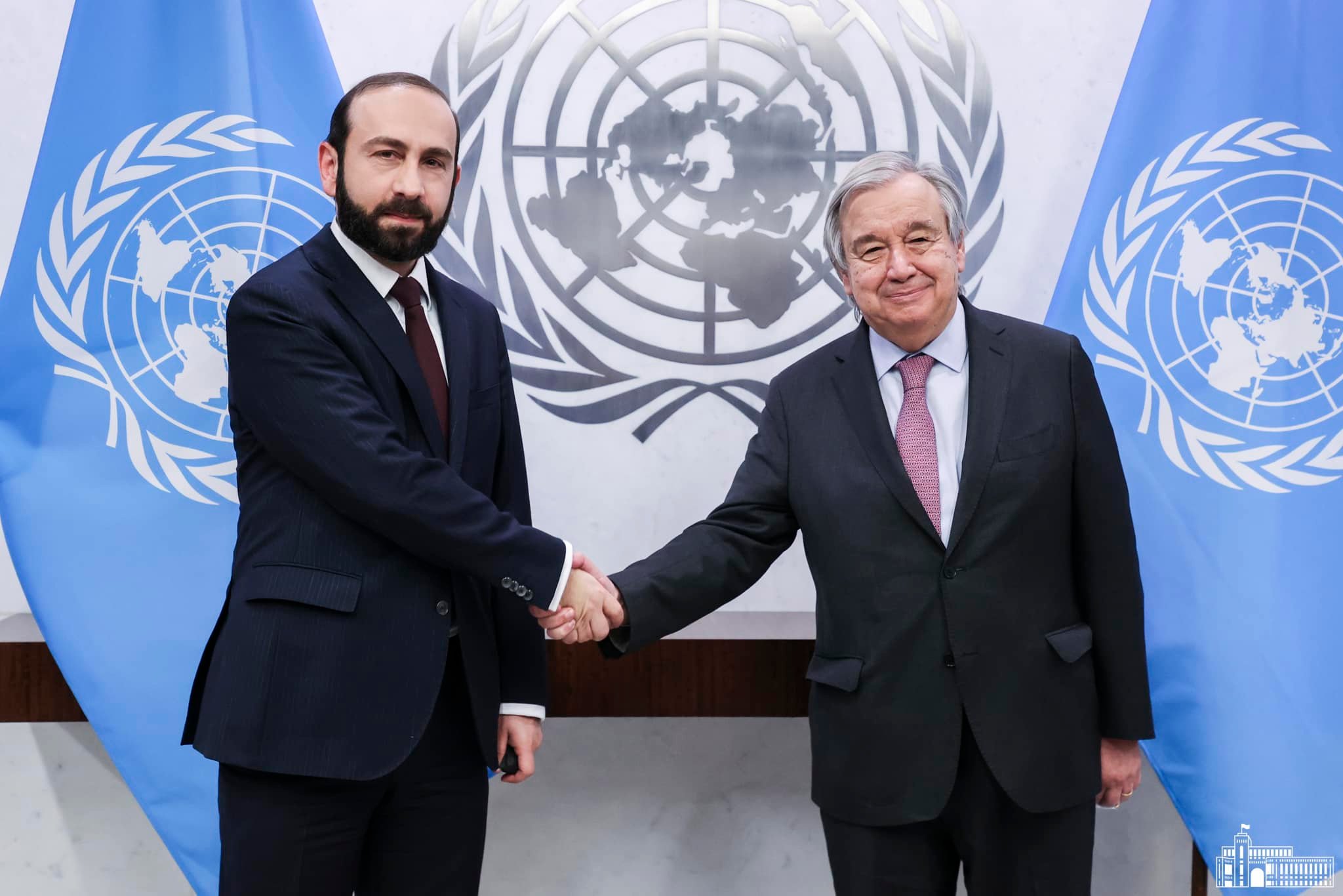  Ա․Միրզոյանը հանդիպել է ՄԱԿ Գլխավոր քարտուղարին 