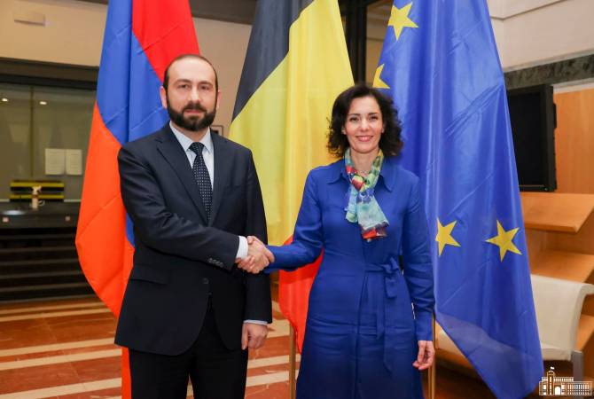 Արարատ Միրզոյանը Բելգիայի ԱԳ նախարարի հետ հանդիպմանն անդրադարձել է Լաչինի միջանցքի խնդրին