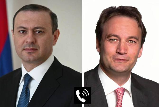 ՀՀ ԱԽ քարտուղարը Նիդերլանդների վարչապետի խորհրդականին է ներկայացրել ԼՂ-ում ստեղծված հումանիտար ճգնաժամը