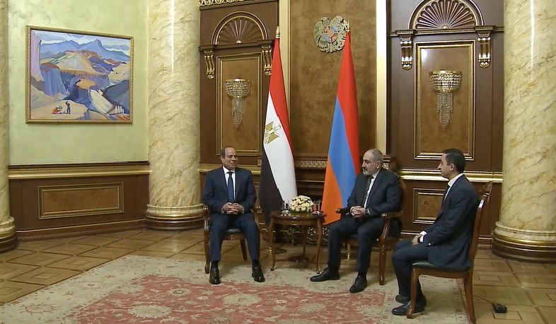 Փաշինյանը Կառավարությունում հյուրընկալել է Եգիպտոսի նախագահին. տեսանյութ