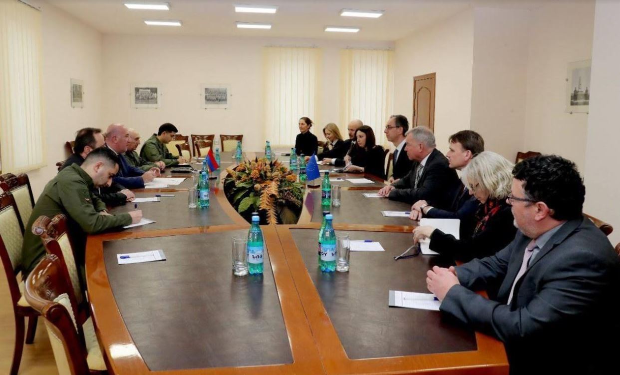 ՀՀ պաշտպանության նախարարի տեղակալն ընդունել է ԵՄ պատվիրակությանը