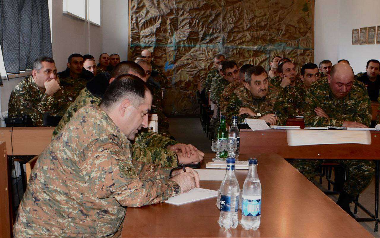 Էդվարդ Ասրյանի ղեկավարությամբ անցկացվել են համատեղ շտաբային մարզումներ