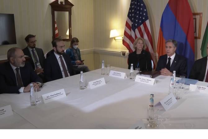 Ավարտվել է Փաշինյան-Ալիև-Բլինքեն հանդիպումը