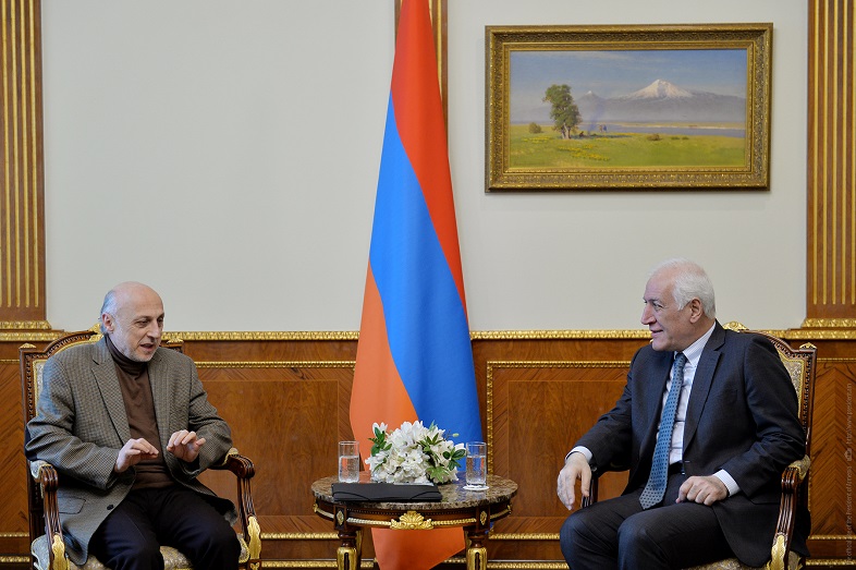 Վահագն Խաչատուրյանն ընդունել է մաեստրո Հեքեքյանին