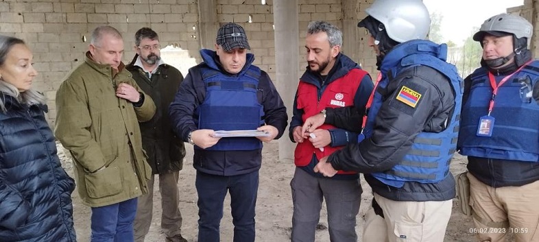 Դամասկոսի Դարայա բնակավայրում հայ ականազերծողների աշխատանքները ներկայացվել են ՄԱԿ-ի ներկայացուցչին