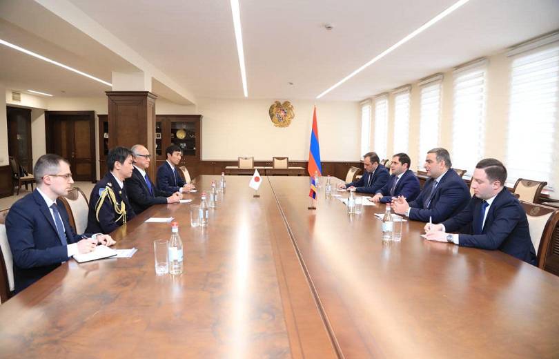 Պապիկյանն ընդունել է ՀՀ-ում Ճապոնիայի դեսպանին և ռազմական կցորդին