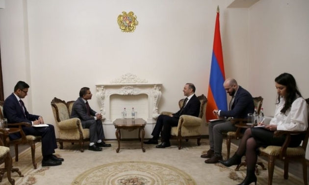 ՀՀ ԱԽ քարտուղարն ընդունել է Հայաստանում Հնդկաստանի դեսպանին