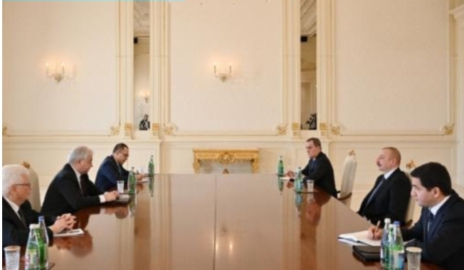 Ալիևն ընդունել է Ադրբեջանի և Հայաստանի միջև հարաբերությունների կարգավորման հարցով ներկայացուցչին