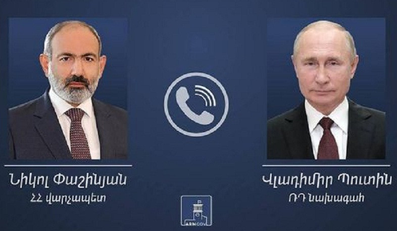 Փաշինյանն ու Պուտինն անդրադարձել են ԼՂ-ում ստեղծված հումանիտար ու էներգետիկ ճգնաժամին