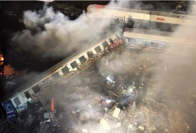 Հունաստանում գնացքների վթարը 32 մարդու կյանք է խլել