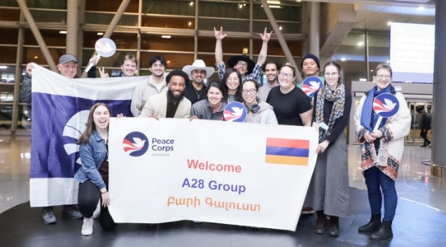 ԱՄՆ Խաղաղության կորպուսի կամավորները եկել են Հայաստան