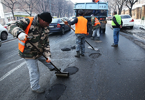 Երևանում փոսալցման աշխատանքները կմեկնարկեն այսօրվանից